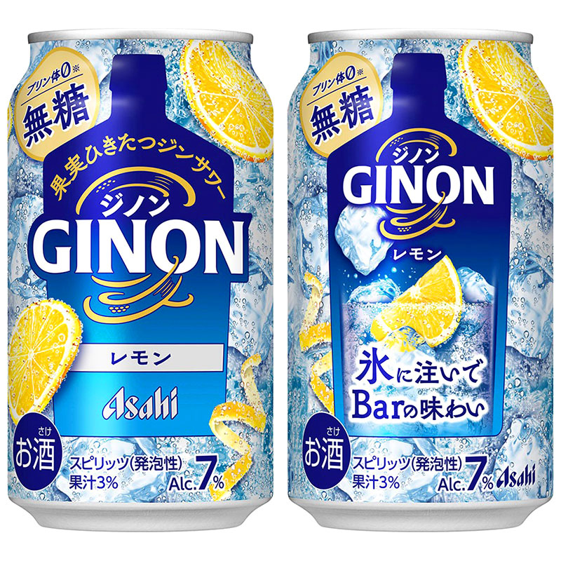 楽天市場】アサヒ GINON ジノン レモン 350ml 缶 バラ 1本 【 缶