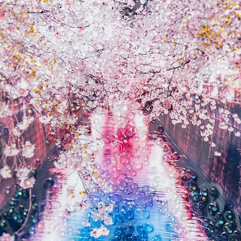 楽天市場】[最大9000円OFF! 10日01:59まで]幅53cm クリスタルアート