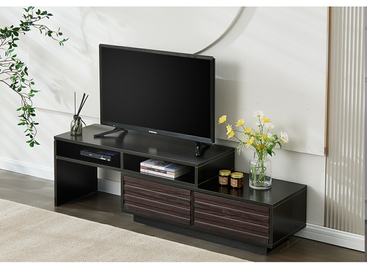 伸縮 テレビ台 木製 大阪京都配送可能 伸縮テレビボード 幅75～130cm