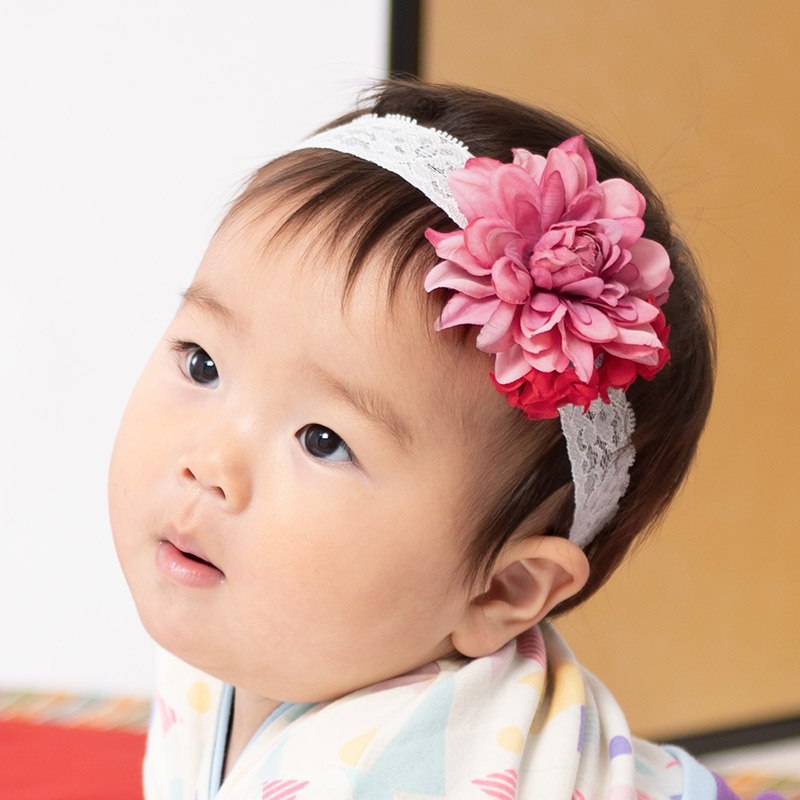 楽天市場】ヘアーバンド ベビー キッズ フラワー 赤ちゃん ヘアバンド