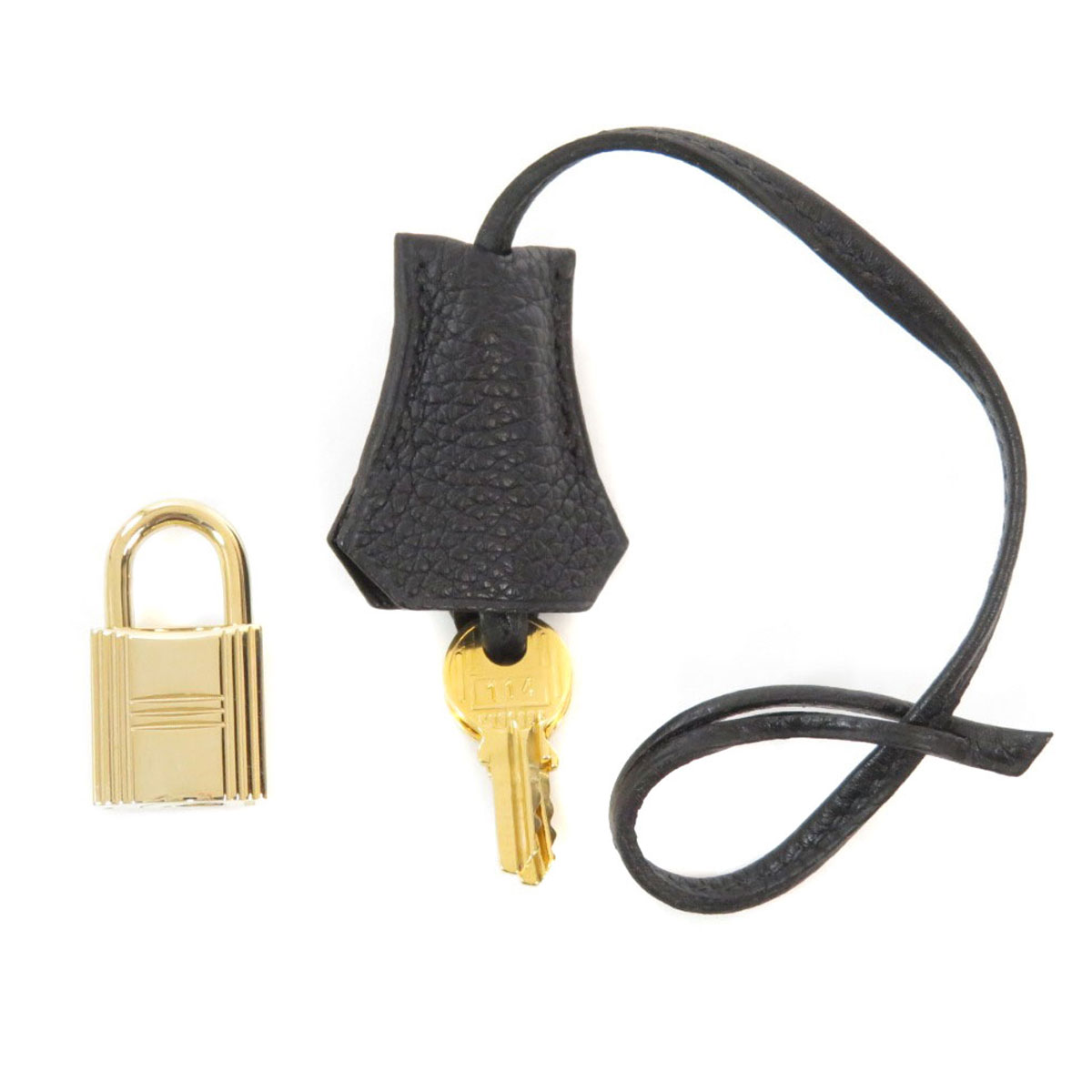 エルメス カデナ 鍵 クロシェット ゴールド 161番 バーキン ケリー 赤