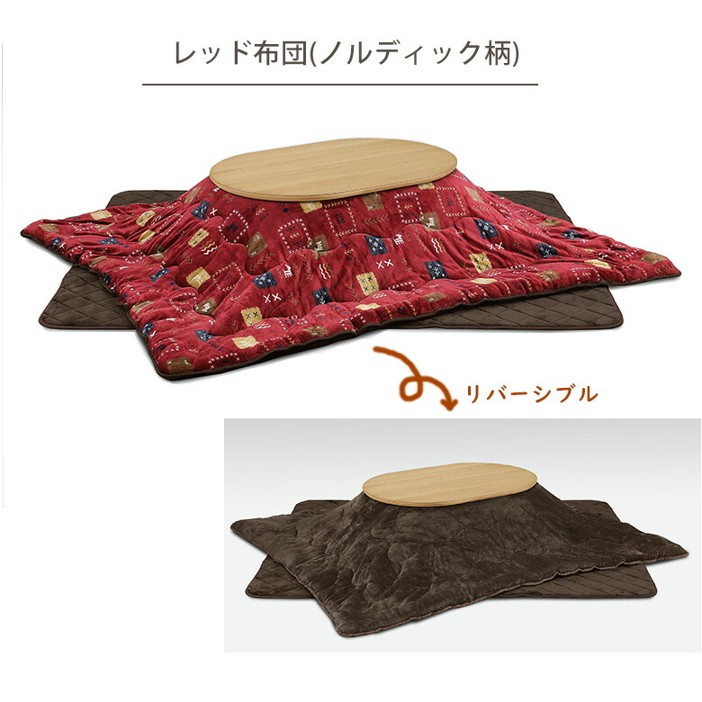 楽天市場】＼全品P3倍☆11日23:59迄／ こたつテーブル 楕円 120×80cm