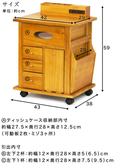 ヴィンテージ 木製サイドテーブル 引き出し／扉収納付き 楽天市場】11