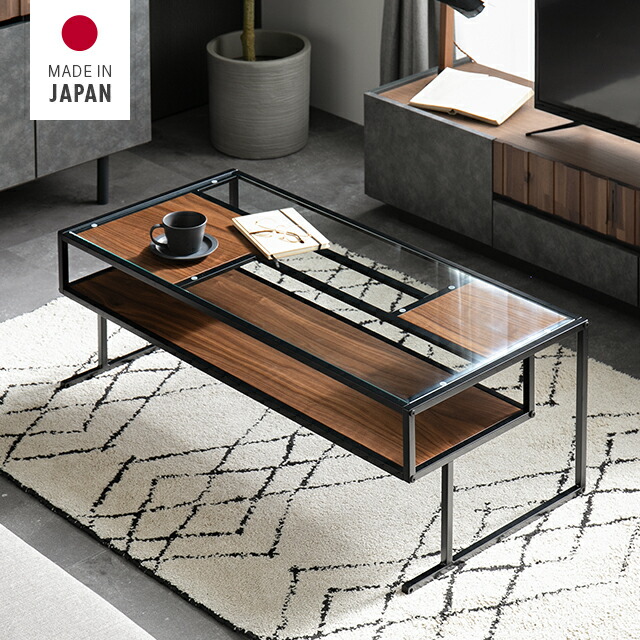 kawatap 【最終価格 特価】ガラス ローテーブル LC10 kawatap 【最終