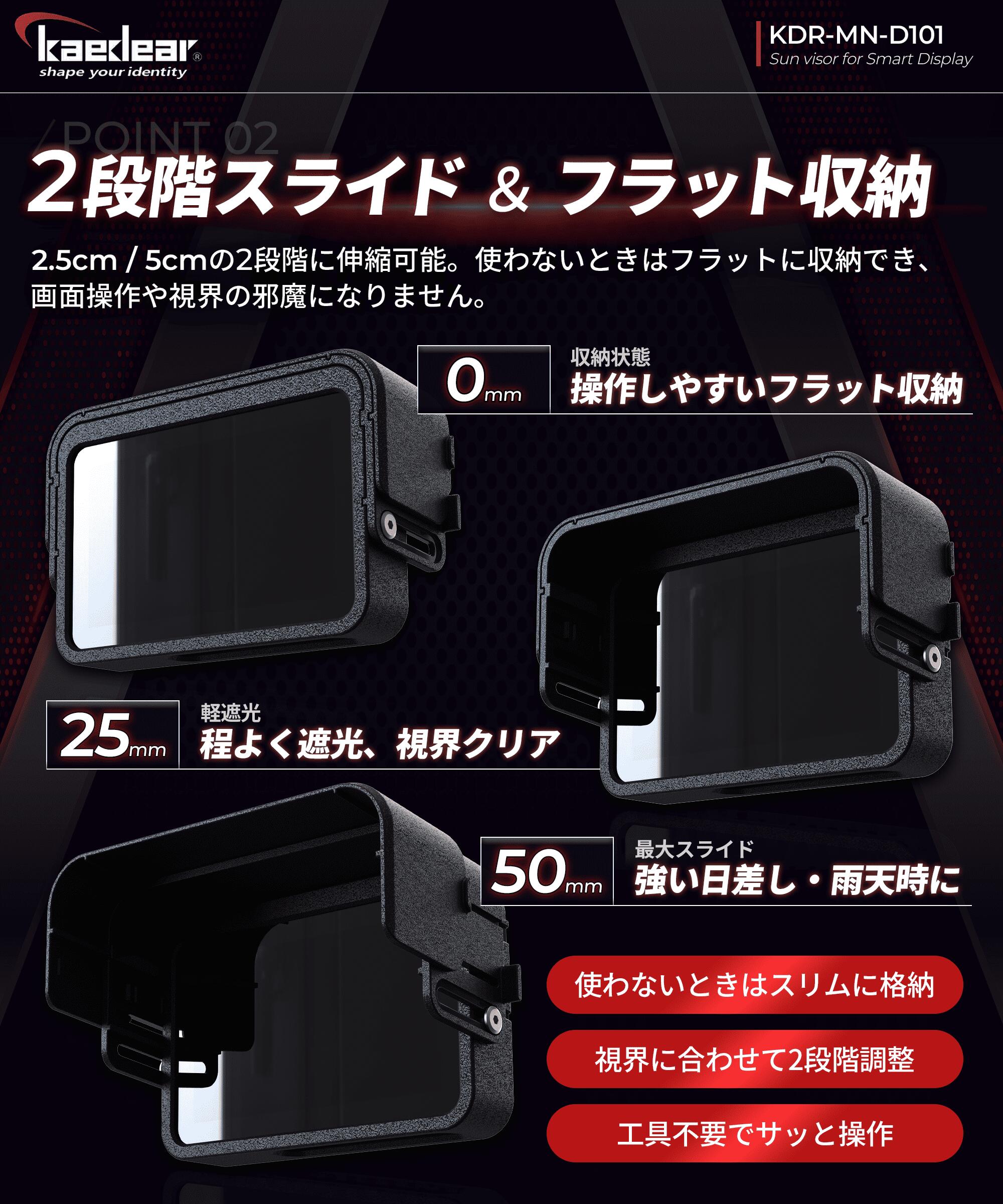 楽天市場】バイク スマートモニター 4.5インチ 5.5インチ サンバイザー