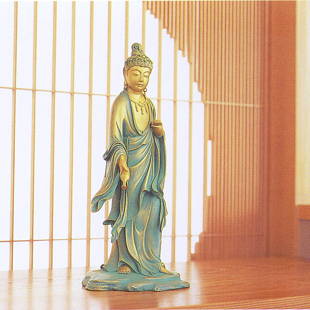 楽天市場】高村光雲 慈母観音菩薩 （ブロンズ像） 送料無料 : 掛け軸