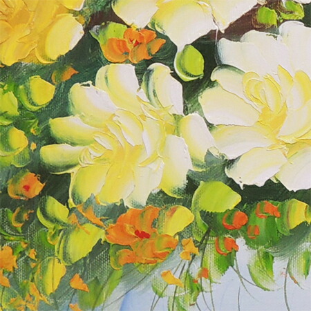 楽天市場】絵画 油絵 花のある風景 F20号 （高田美里） 送料無料