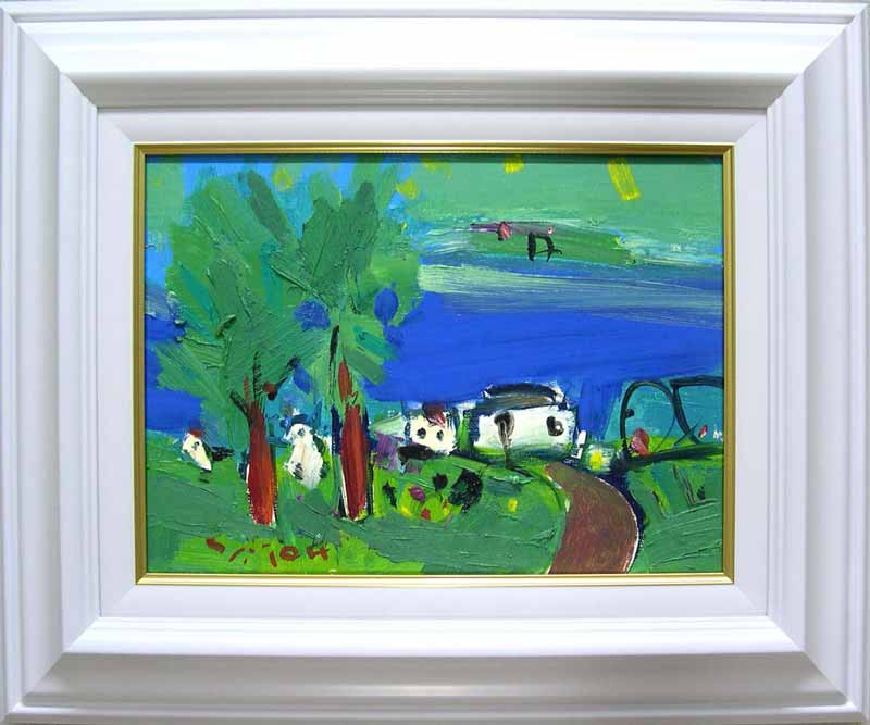 vintage ビンテージ m.sato 絵画油絵 作家 vintage ビンテージ m.sato