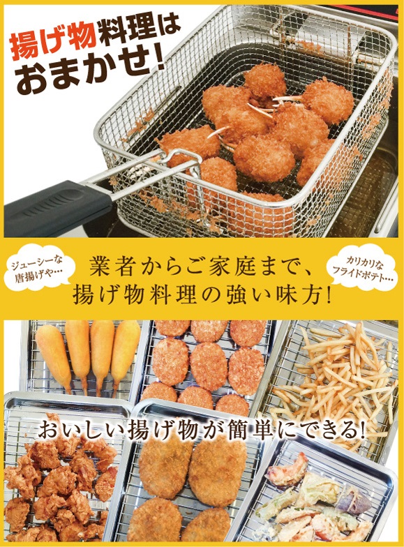 楽天市場】電気フライヤー FL-DS8 選べる長期保証 一槽式 ミニ