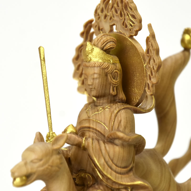 楽天市場】木彫り仏像 小仏【荼枳尼天（陀吉尼天）】（だきにてん