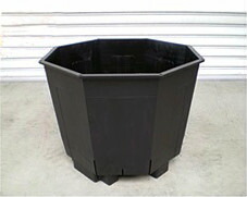 楽天市場】八角：特大120リットルスリット鉢 4個入りケース販売 外径約