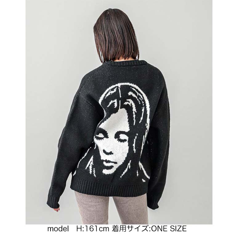 楽天市場】【20%OFF】エックスガール FACE JACQUARD KNIT CARDIGAN X