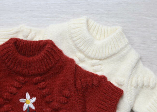 楽天市場】【犬 服 ニット】刺繍フラワーニット 鎌倉DOG トップス 人気