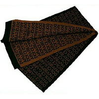 楽天市場】D&G DOLCE&GABBANA ドルガバマフラー ブラック×ブラウン