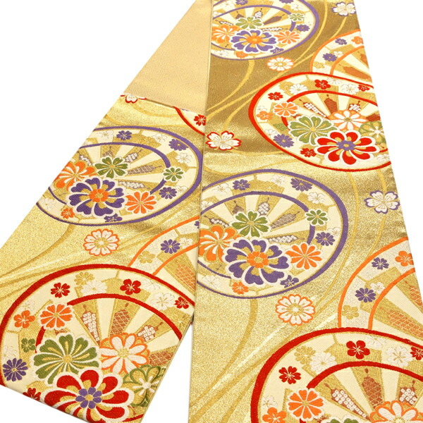 新品西陣名門となみ織物正絹最高級多色織王朝華文錦彩特撰豪華古典振袖