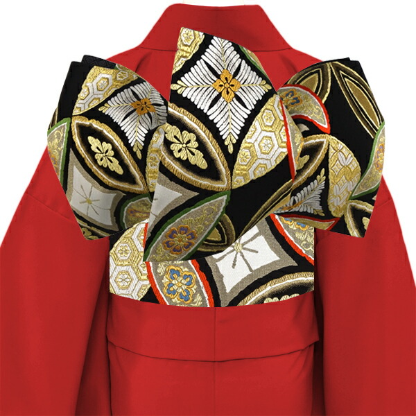 楽天市場】≪15%OFFクーポンあり≫振袖用 袋帯 志都香 仕立て付き 黒