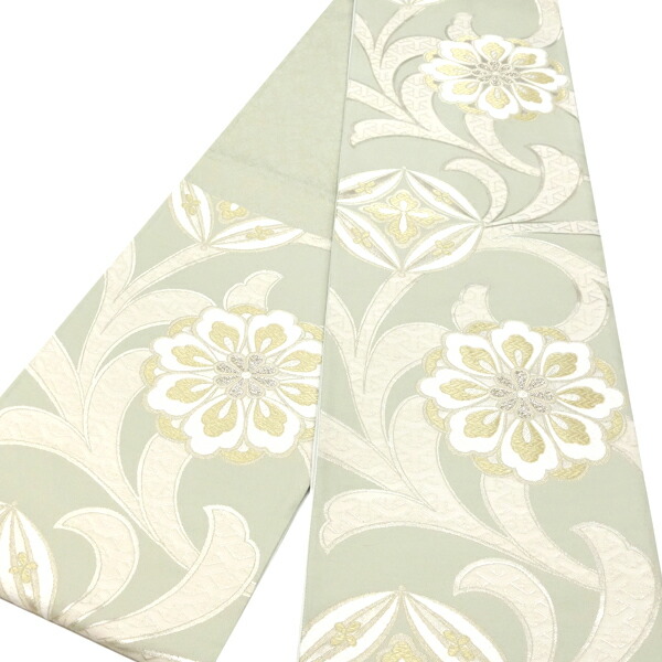 楽天市場】≪15%OFFクーポンあり≫振袖用 袋帯 柳鼠色 樹織物 仕立て