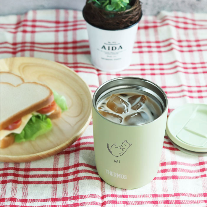 楽天市場】タンブラー 名入れ サーモス 真空断熱 蓋付き 300ml 400ml