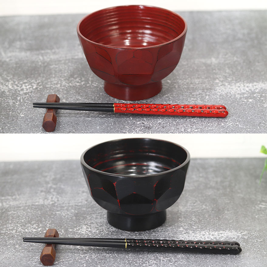 楽天市場】福袋 雑煮椀 ペア 夫婦 6点 セット 筋彫り亀甲椀2客 夫婦箸2