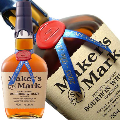 楽天市場】メーカーズマーク ブルートップ 限定プレミアム 記念ボトル