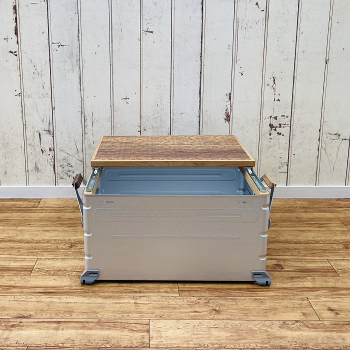 楽天市場】シェルフコンテナ 50タイプ専用 スライドレール式天板 木目