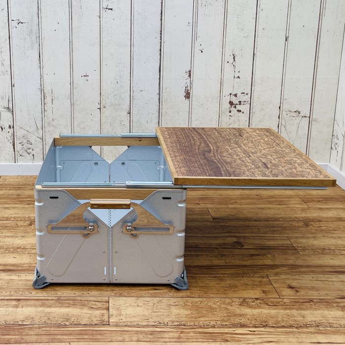 スノーピーク シェルフコンテナ25 2セット 天板付き