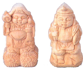 楽天市場】【マラソンP5倍+クーポン】 神棚・神具 『木彫 恵比寿・大黒