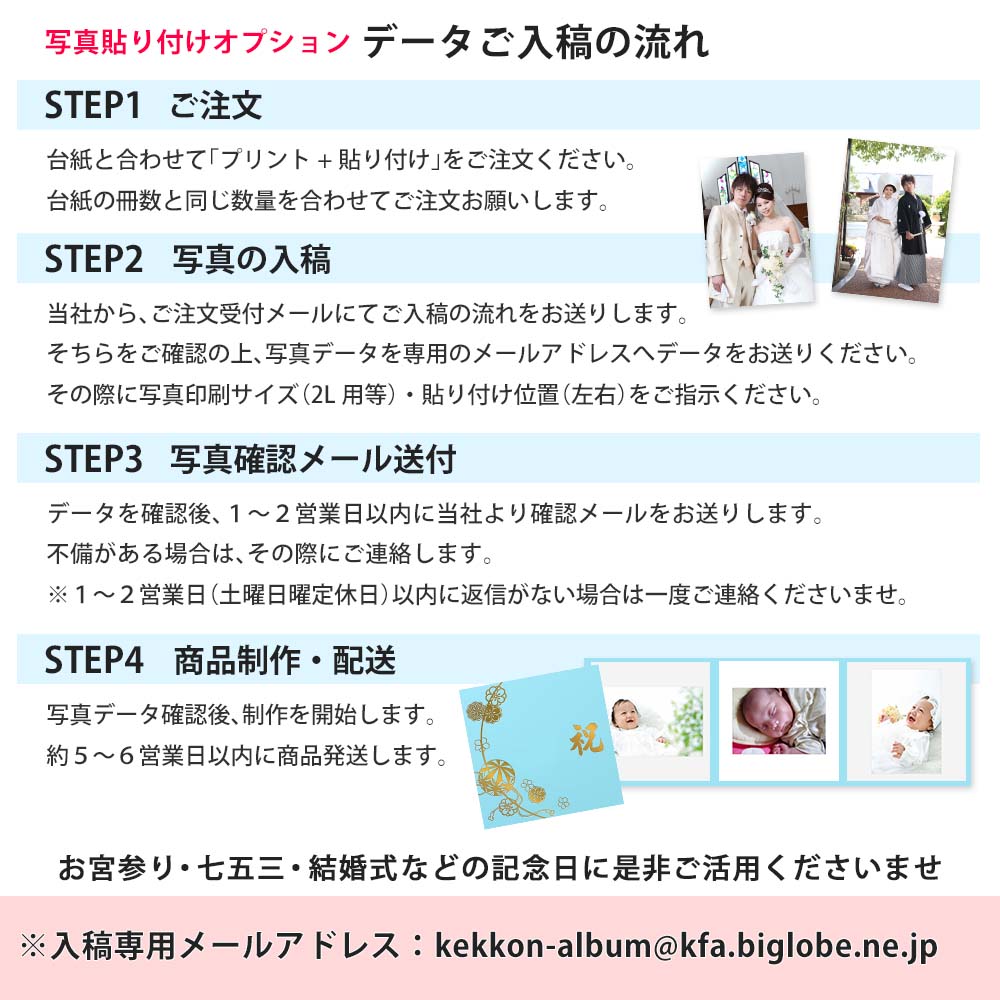 楽天市場】写真台紙 3面2L 2L L判 対応【まり 中枠白色】送料無料