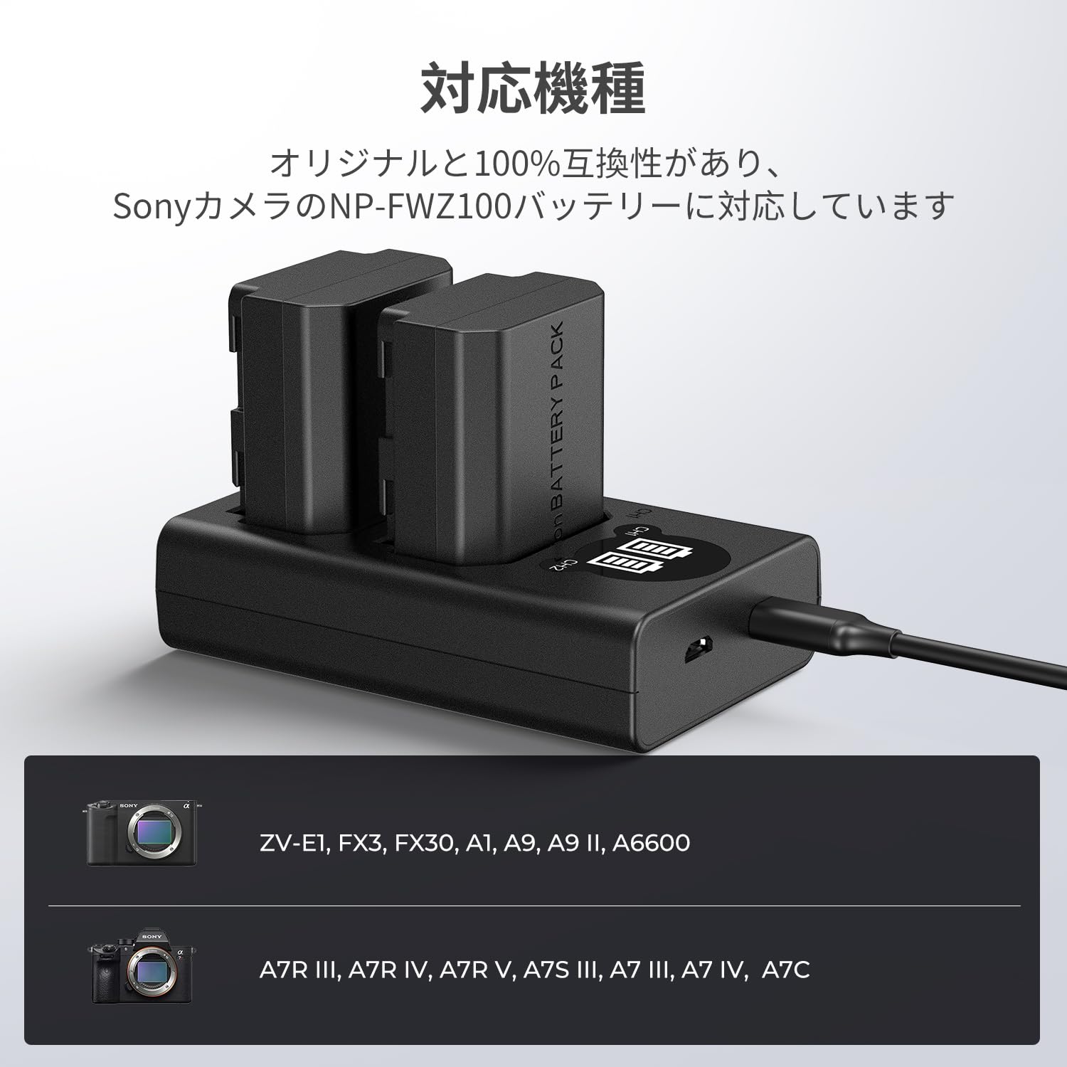 SONY HDR-FX1000 デジタルビデオカメラ バッテリー 充電器 セット
