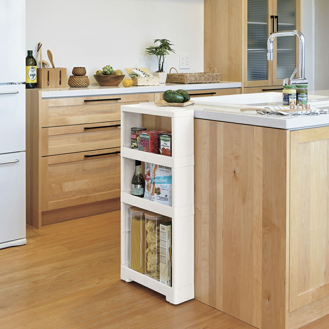 KEYUCA ケユカ 木製キャビネットホワイト