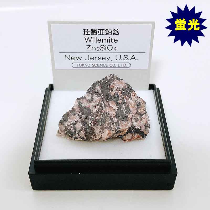 楽天市場】珪酸亜鉛鉱 （アメリカ ニュージャージー州） 蛍光 鉱物