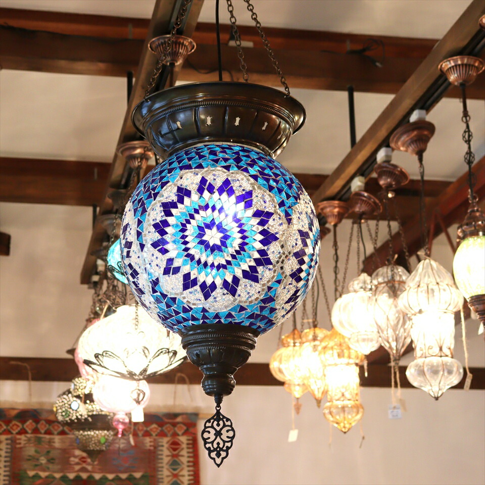 楽天市場】【10%OFFクーポン対象】トルコランプ モザイクランプ 直径