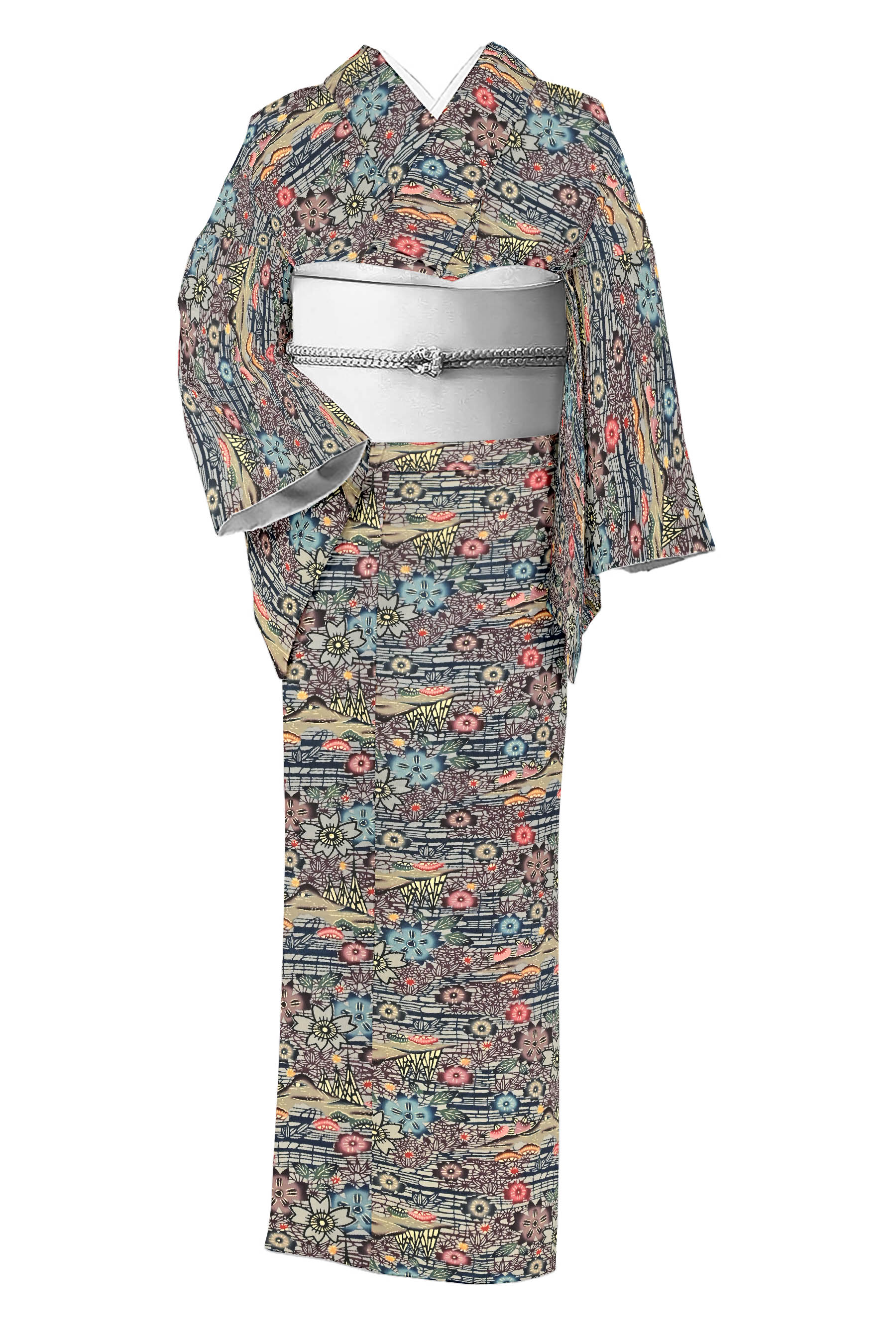 楽天市場】【人間国宝 玉那覇有公】 傑作本場琉球紅型小紋 ≪御仕立て