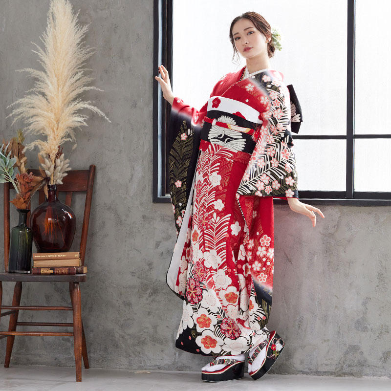 楽天市場】成人式早割クーポン10％オフ【振袖 レンタル】RS540 正絹