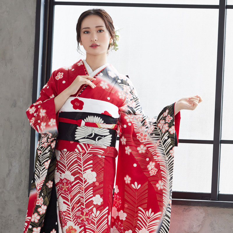 楽天市場】成人式早割クーポン10％オフ【振袖 レンタル】RS540 正絹