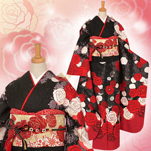 楽天市場】成人式早割クーポン10％オフ【振袖 レンタル】RS1888 正絹