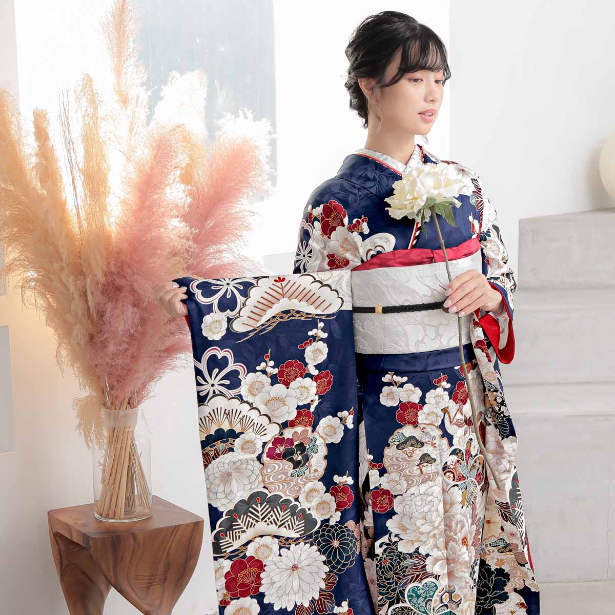 楽天市場】成人式早割クーポン10％オフ【振袖 レンタル】RS2088 正絹