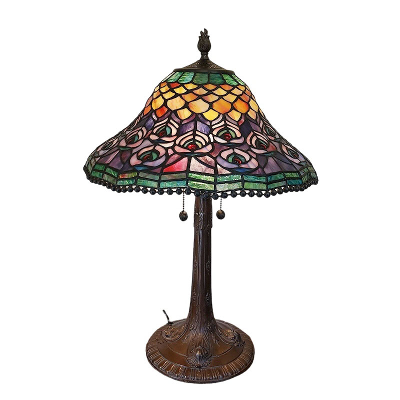 楽天市場】ヴィンテージ USED アメリカ製 ステンドグラスランプ