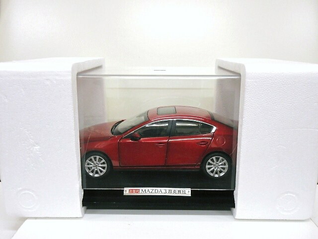 楽天市場】MAZDA特注 1/18 マツダ 3 セダン (ソウルレッドプレミアム