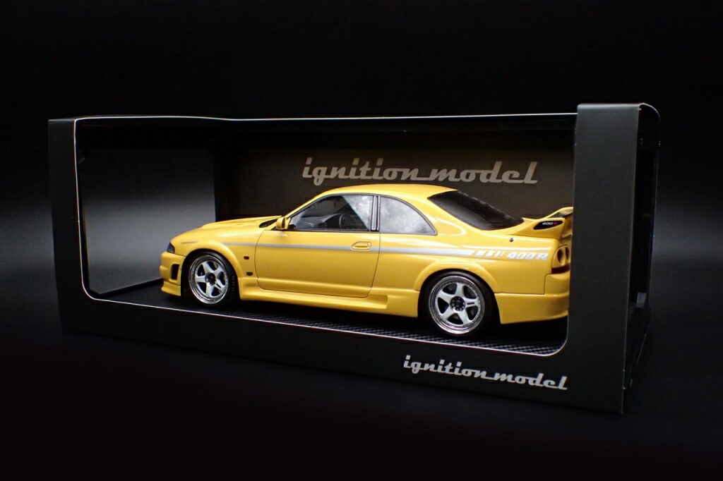 楽天市場】イグニッションモデル 1/18 ニスモ R33 GT-R 400R (イエロー