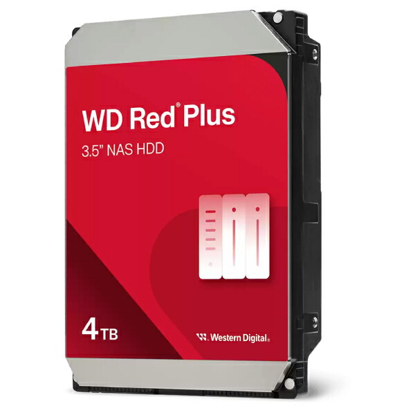 外付けハードディスク・ドライブ HDD 4TB WD Red WD40EFRX-RT2 Amazon