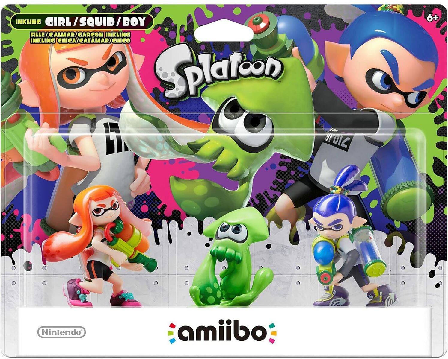 amiibo スプラトゥーン 4点セット amiibo アミーボ スプラトゥーン 4体