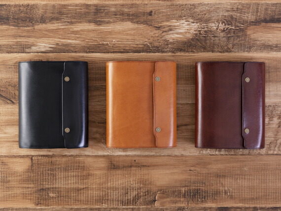 KNOX オーセン 20mm 手帳バイブルサイズダブルホックダークブラウン