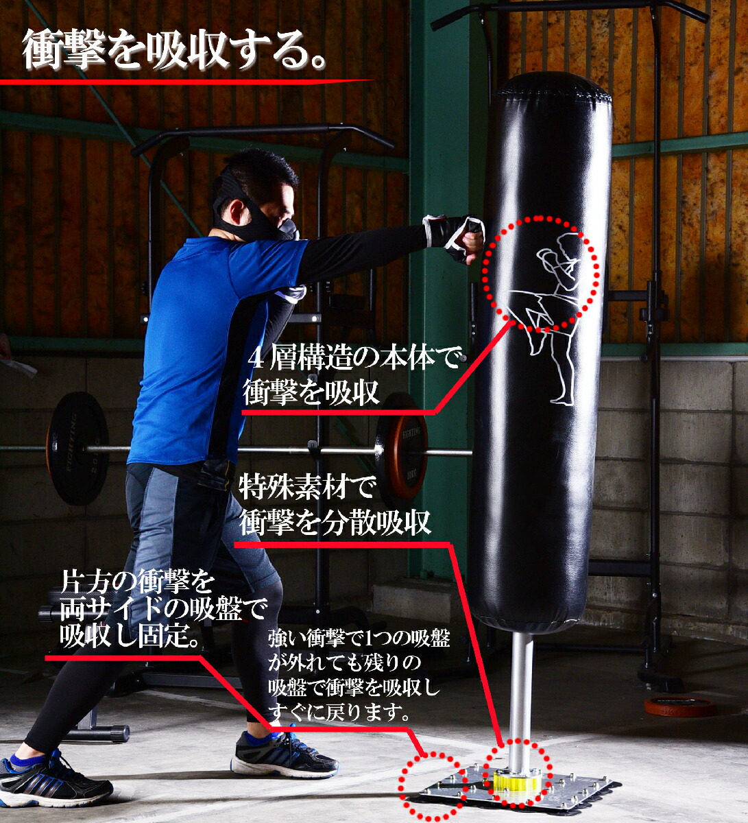 楽天市場】送料無料 サンドバッグ スタンディングバッグ スタンド型