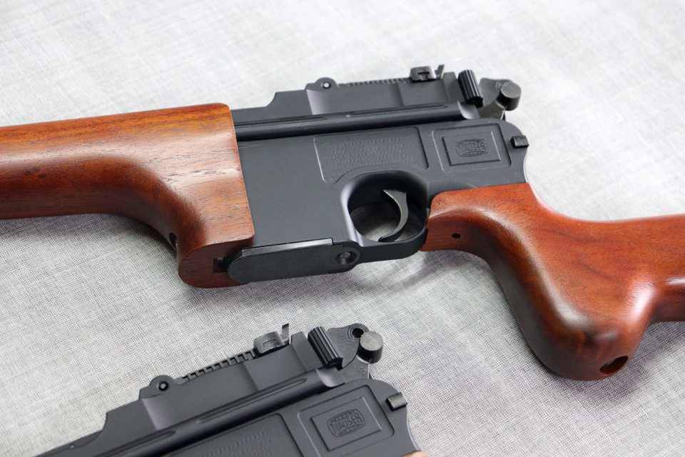 激レア美品！ハドソン製モーゼルカービン木製ストックモデルガン！