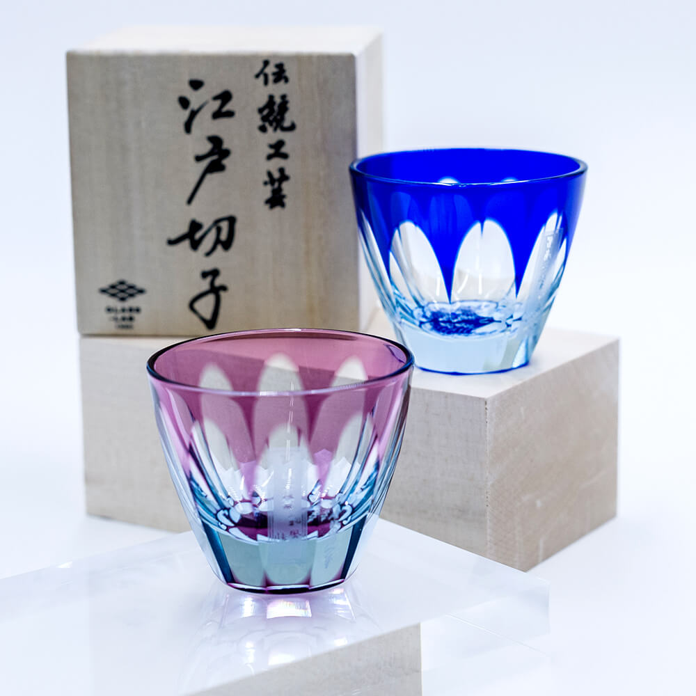 楽天市場】手づくり 彫刻 伝統工芸品 GLASSLAB 江戸切子 椎名切子 砂