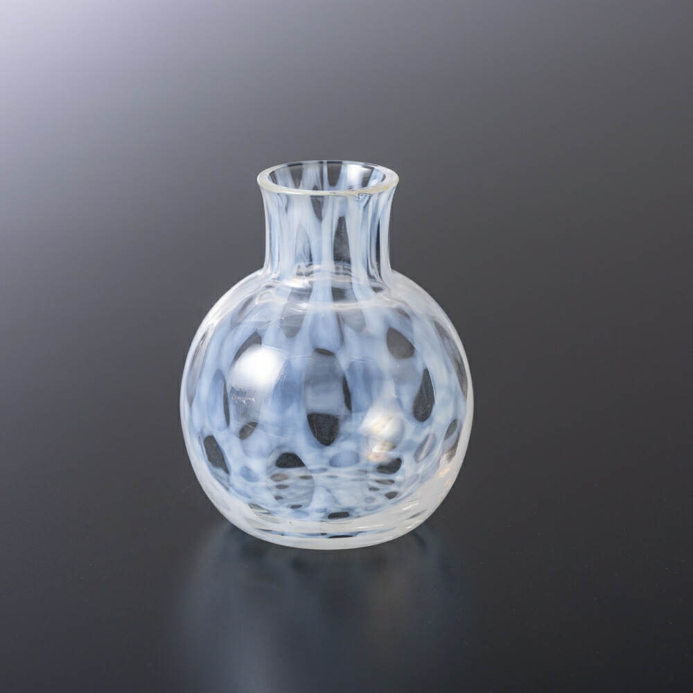 骨董】大正ガラス 当時物 花瓶 吹きガラス 耳付花瓶 大正ロマン 【公式