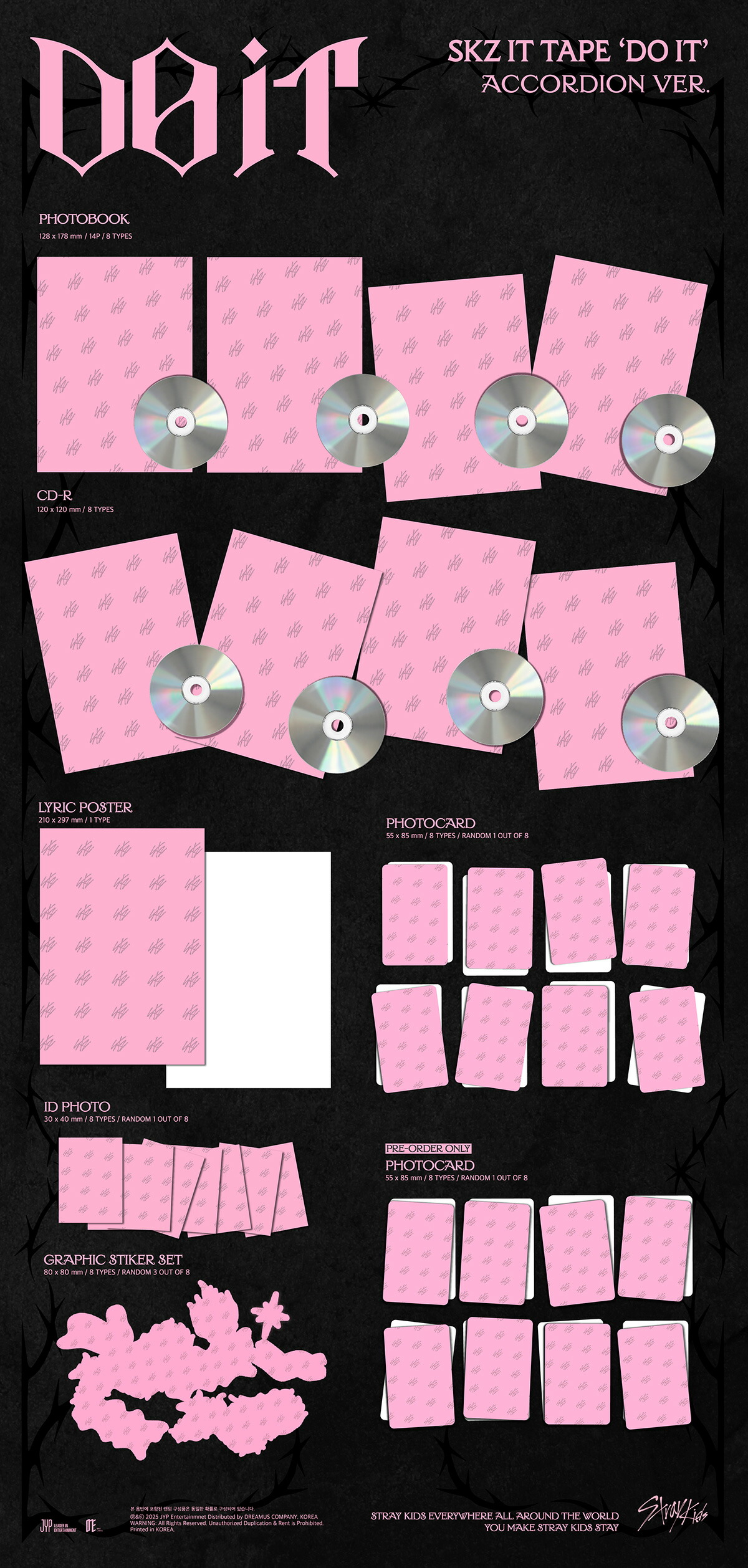 楽天市場】StrayKids DO IT (ACCORDION ver.)/ SKZ IT TAPE 一般盤