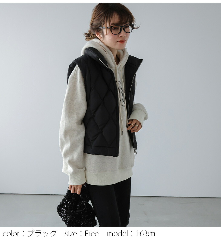 楽天市場】【半額クーポン対象】ダウンベスト 2way リバーシブル