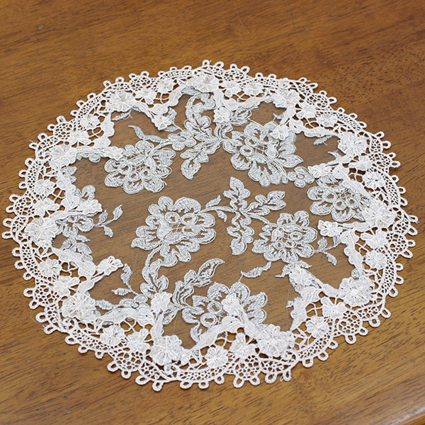 楽天市場】ドイリー（花瓶敷き）約25cmR（円形） 【ゆうパケット選択可